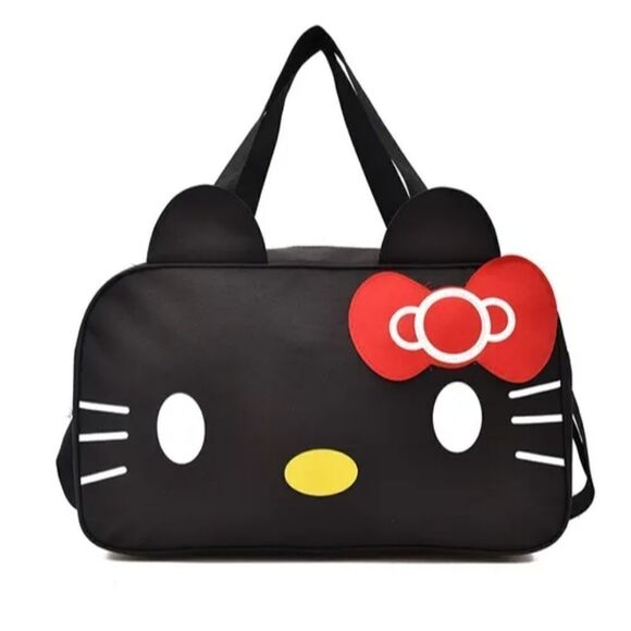 HELLO KITTY TRAVEL CROSSBODY WEEKENDER BAG - Picture 1 of 6